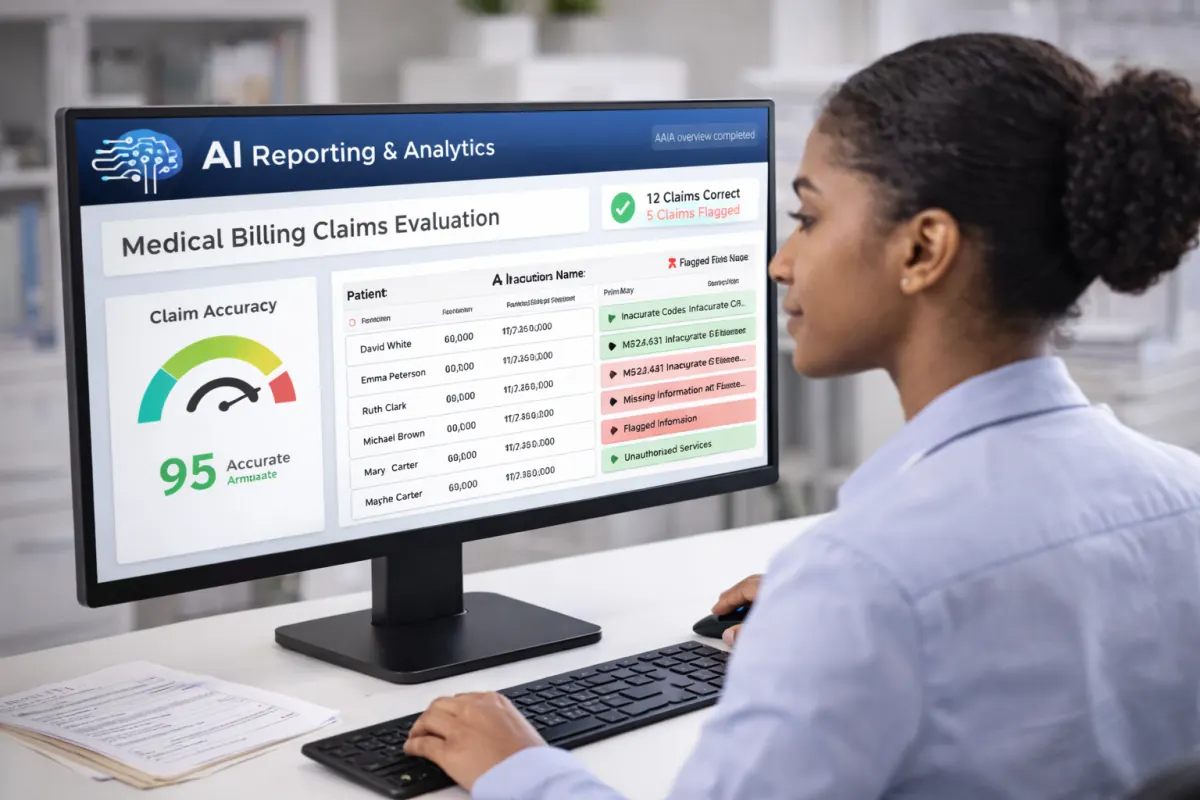 AI-powered medical billing claims evaluation and analysis